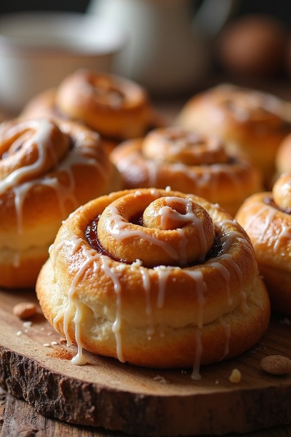 almond cinnamon marzipan buns