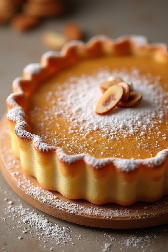 almond tart delightfully irresistible