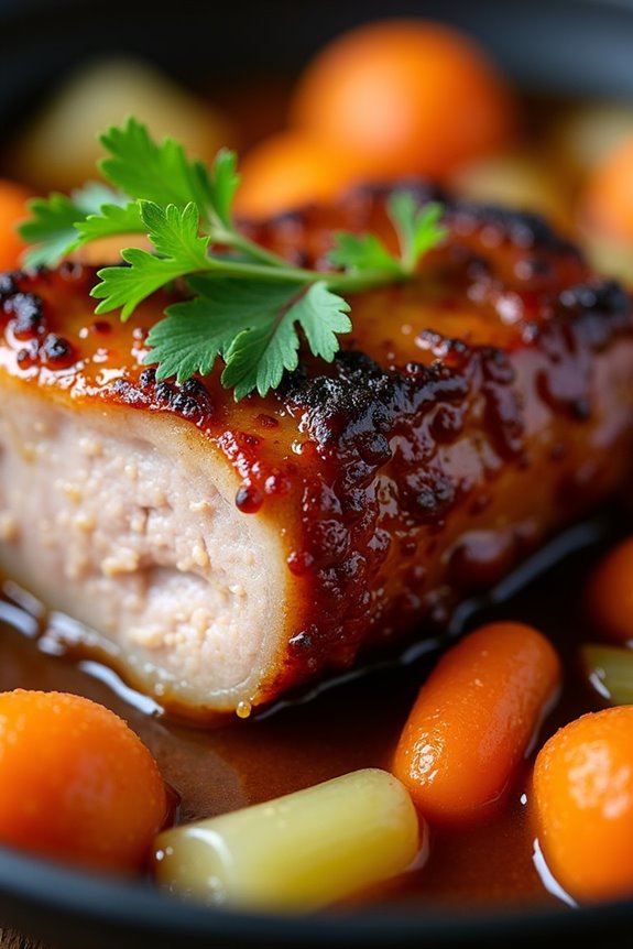 apple cider pork knuckle