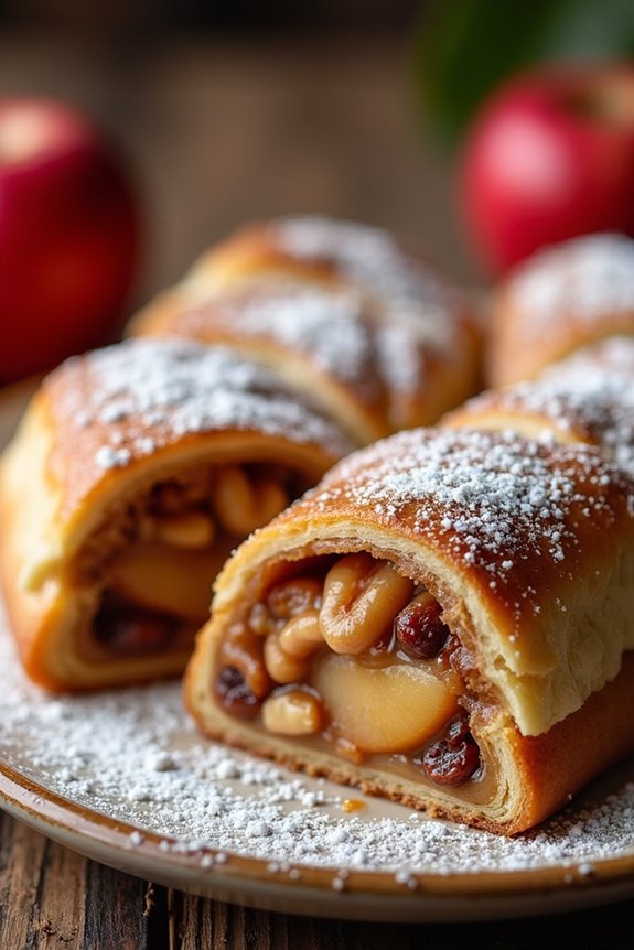 apple walnut strudel delight