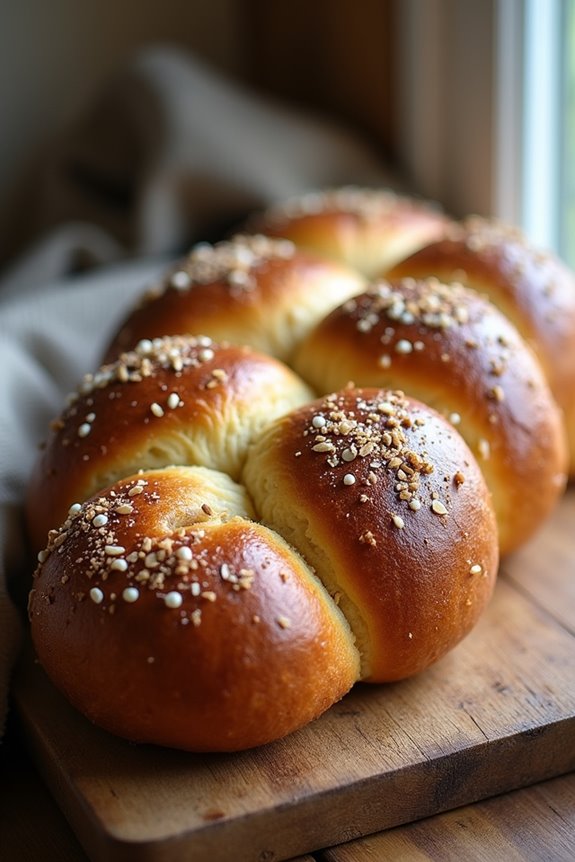 aromatic braided sweet bread