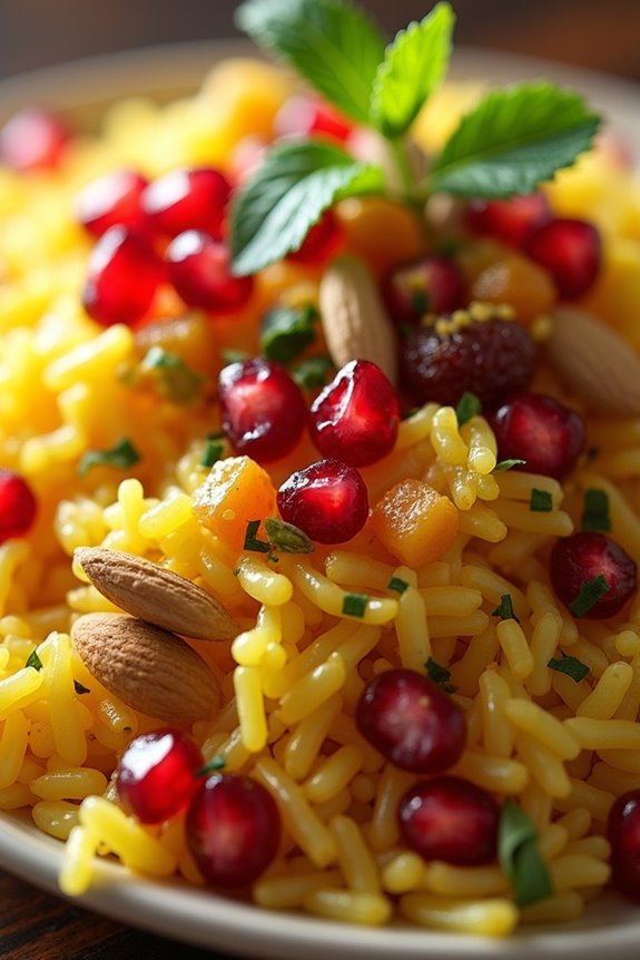 aromatic colorful celebratory dish