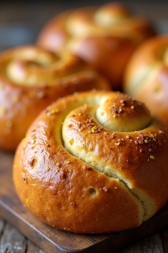 aromatic soft golden buns