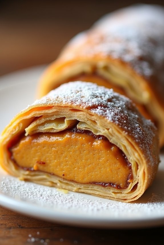 autumn inspired pumpkin dessert delight