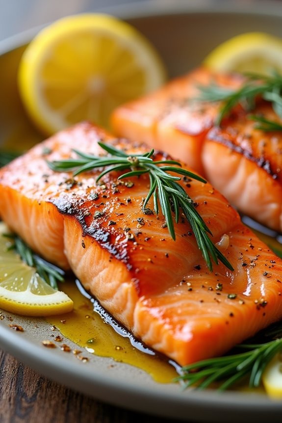 baked salmon with lemon