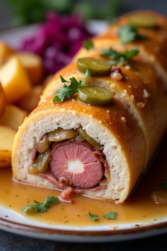 beef roll packed with flavor