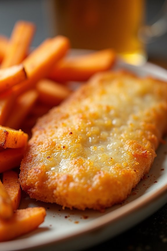 beer battered fish and fries