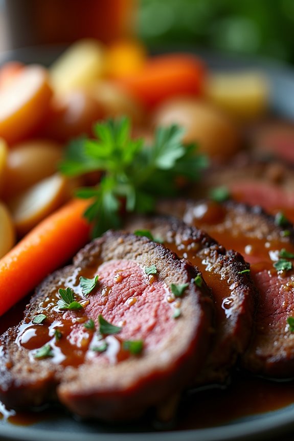 beer infused tender pot roast