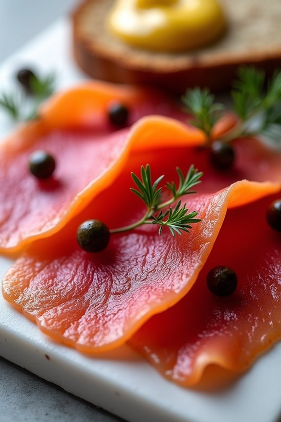 beetroot infused salmon delight