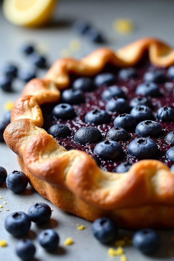 blueberry pie with tradition