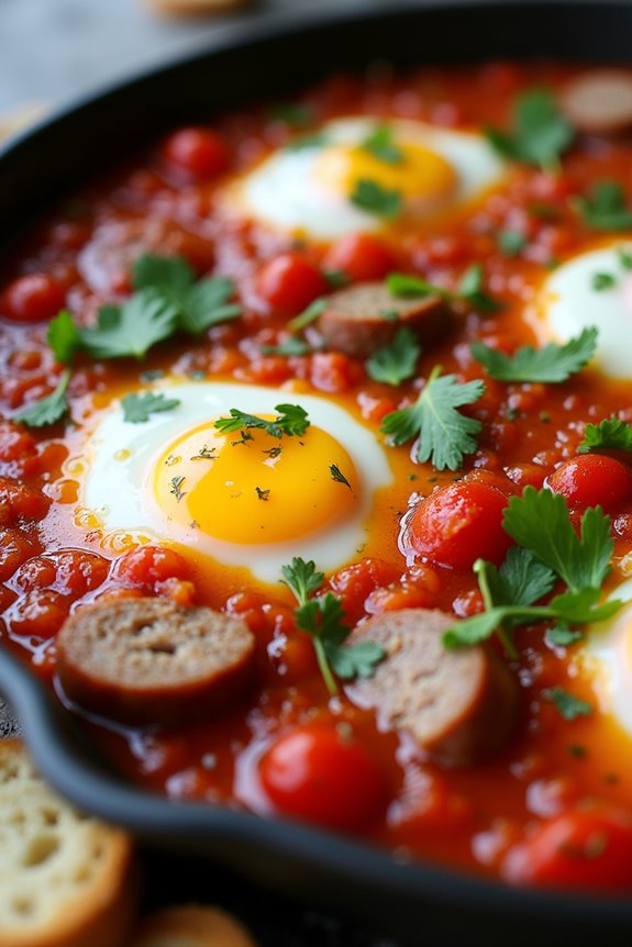 british shakshuka breakfast fusion