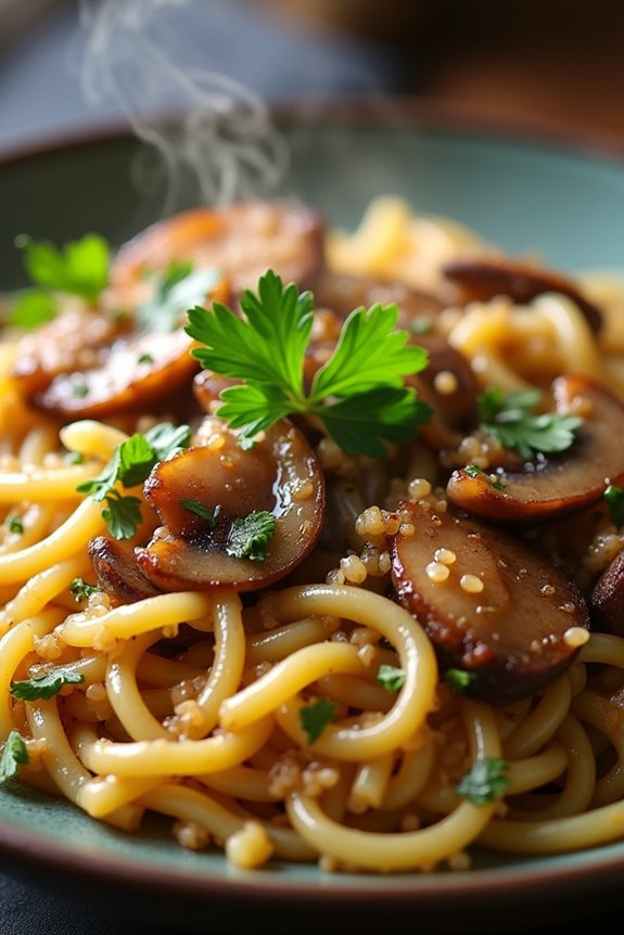 buckwheat and egg noodles