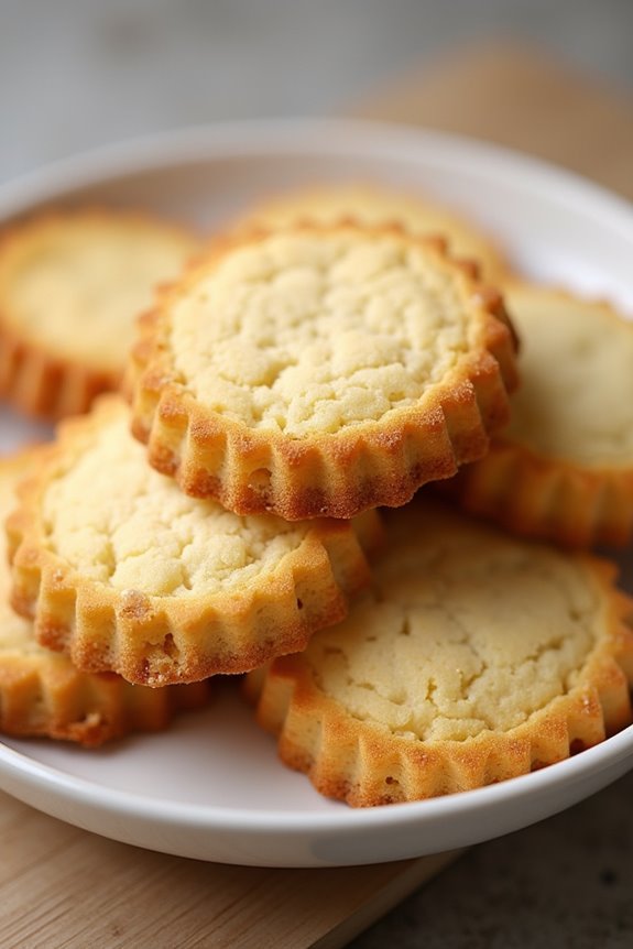 buttery crumbly tea biscuits