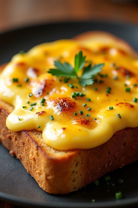 cheesy toast delightfully elevated