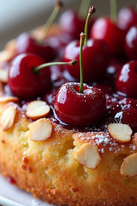 cherry almond cake delight