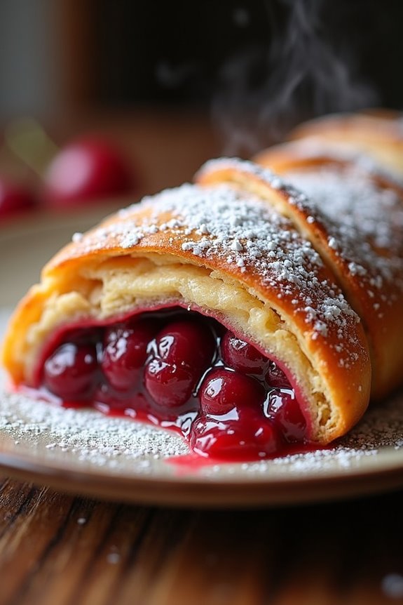 cherry almond pastry delight