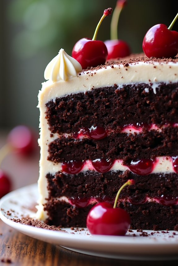 chocolate cherry dessert delight