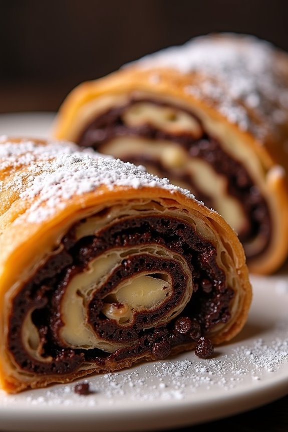 chocolate hazelnut pastry delight