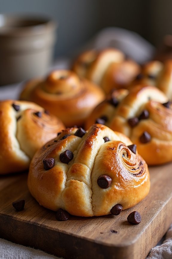 chocolatey cardamom bun delight