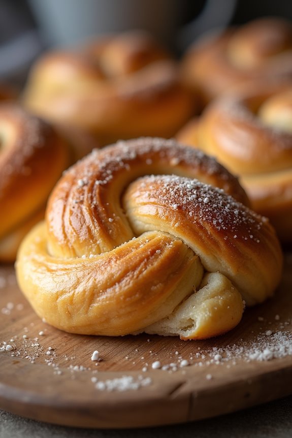 cinnamon cardamom twisted buns