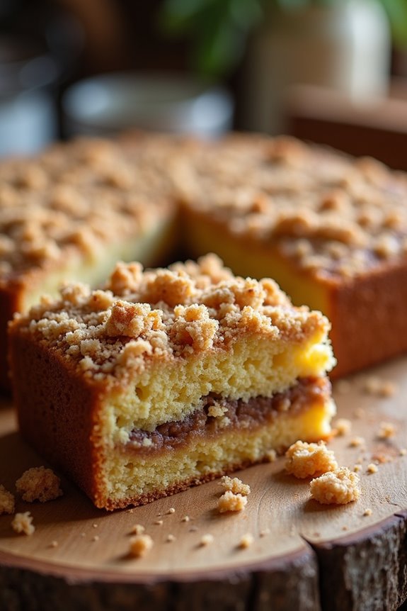 cinnamon crumble cake delight