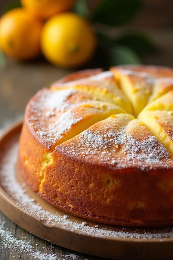 citrus infused olive oil cake