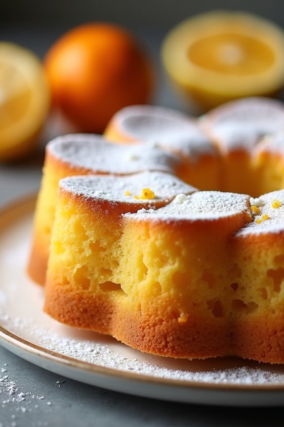 citrus infused olive oil cake