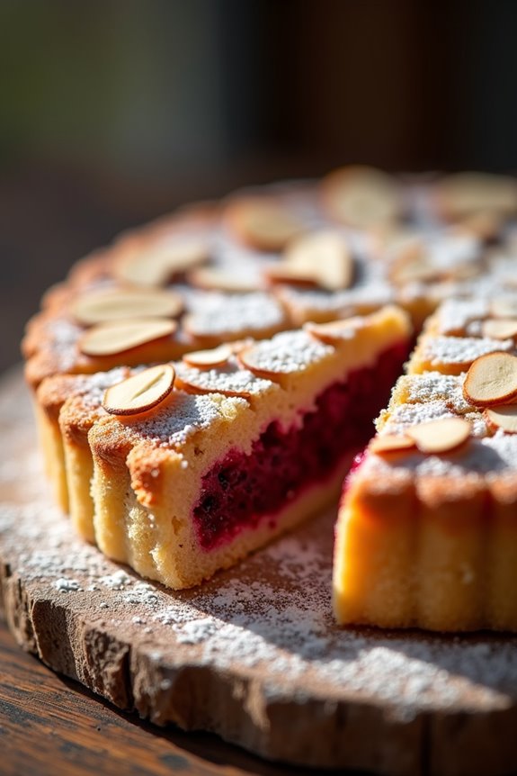 classic british almond tart