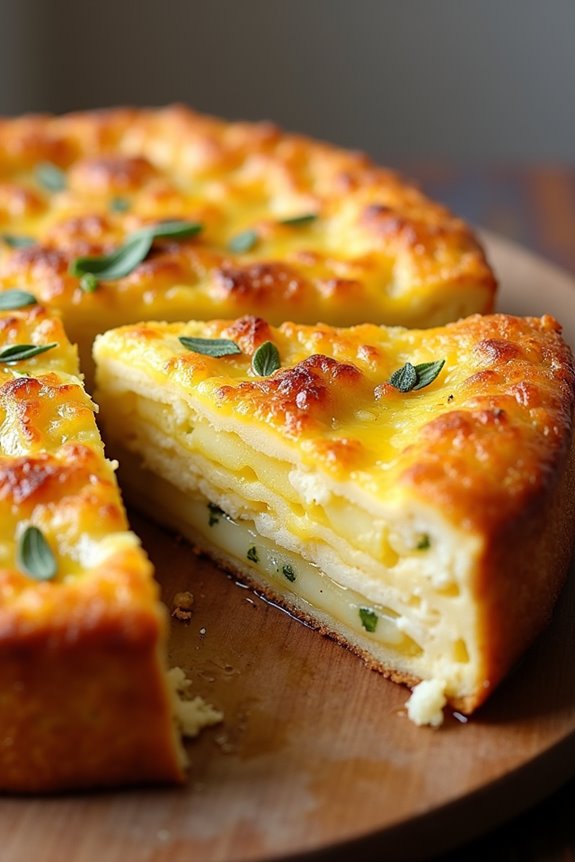 classic spanish potato omelette