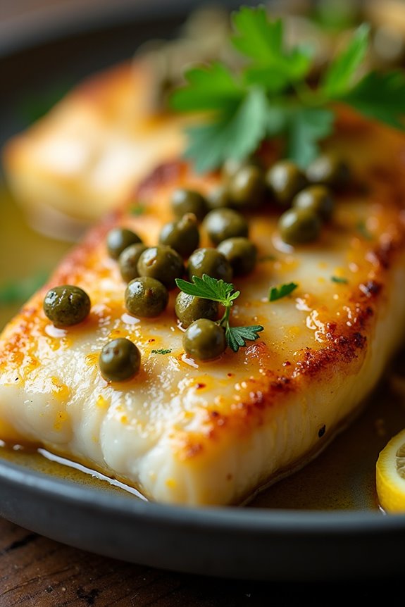 cod with lemon capers