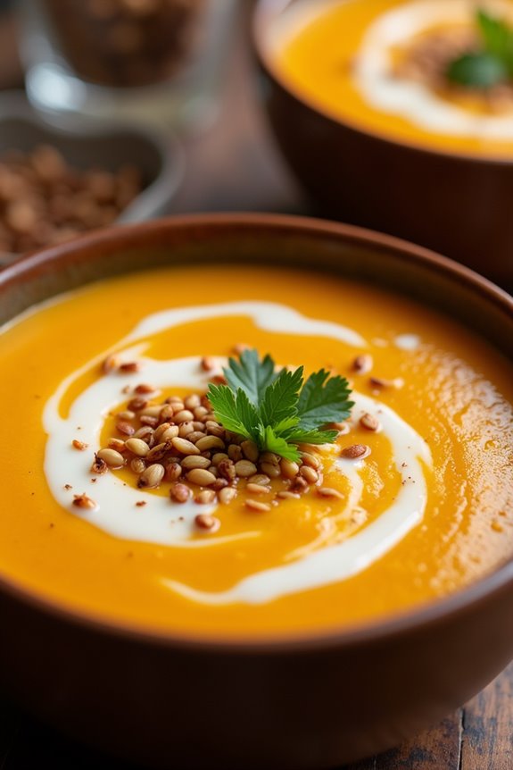 comforting autumn pumpkin soup