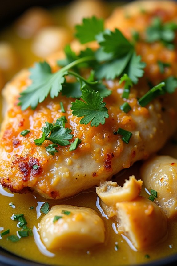 comforting chicken bread dish