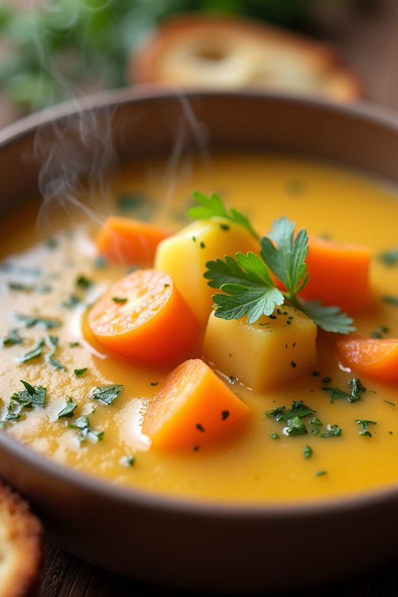 comforting creamy potato soup