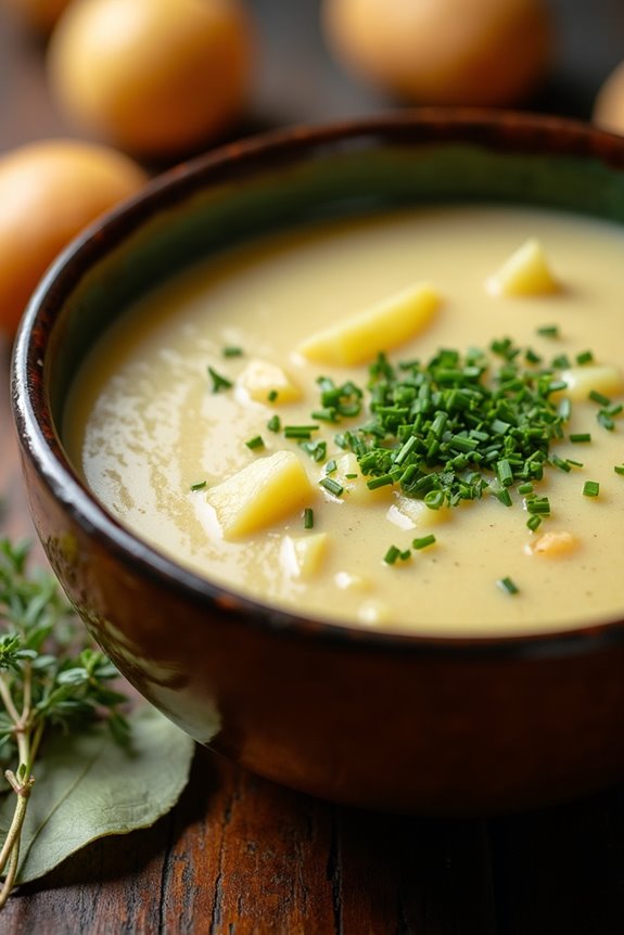 comforting creamy potato soup