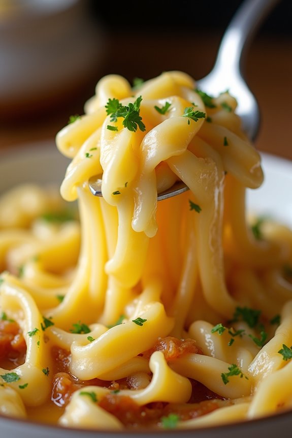 comforting german cheese noodles