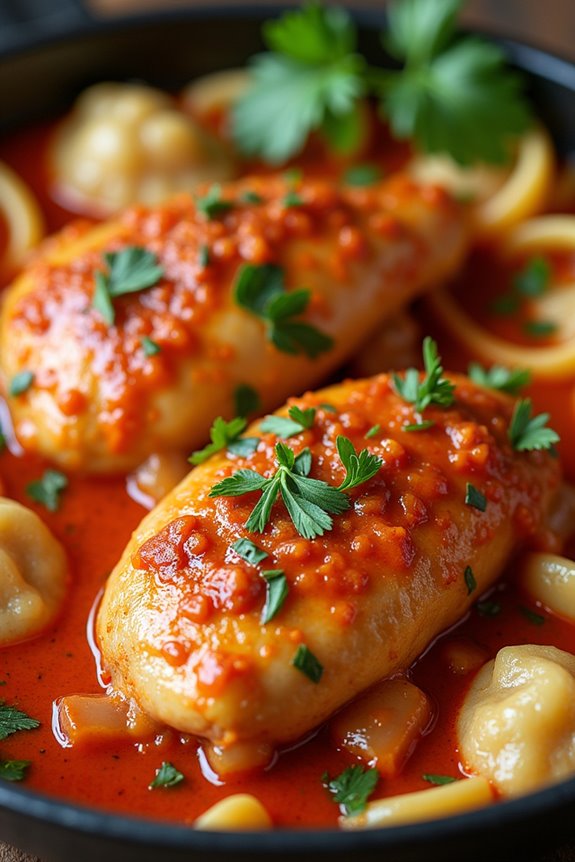 comforting hungarian chicken stew