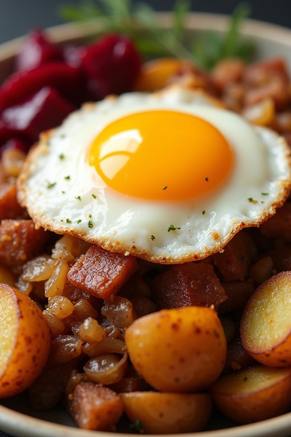 comforting leftover meat hash