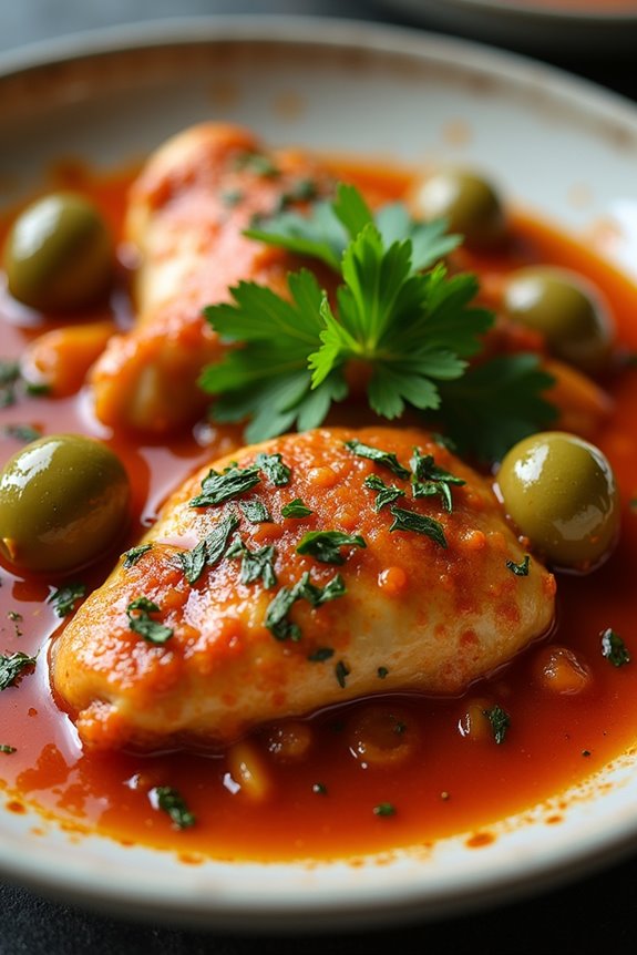 comforting mediterranean chicken stew