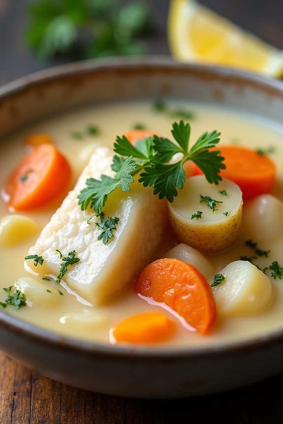 comforting norwegian fish soup