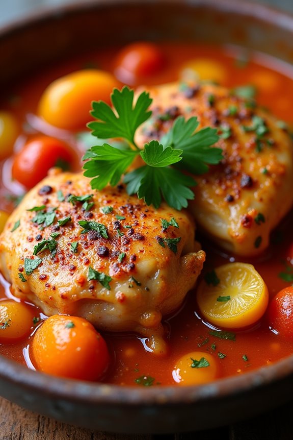 comforting portuguese chicken stew