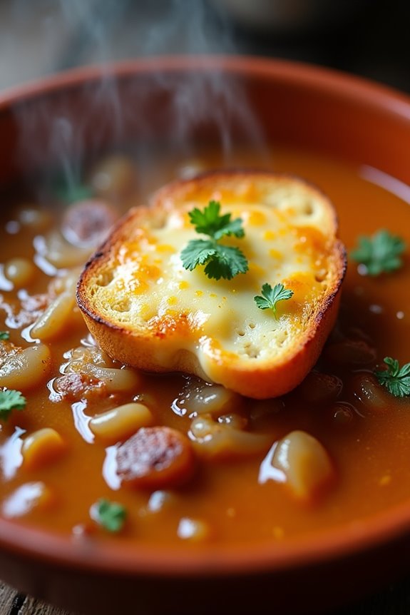 comforting portuguese onion soup