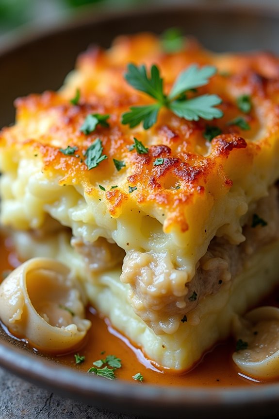 comforting seafood potato casserole