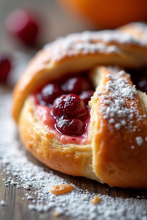cranberry orange pastry delight