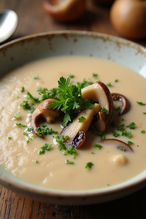 creamy earthy mushroom delight