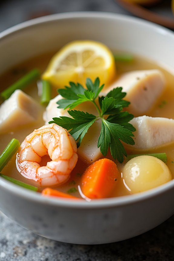 creamy flavorful norwegian seafood