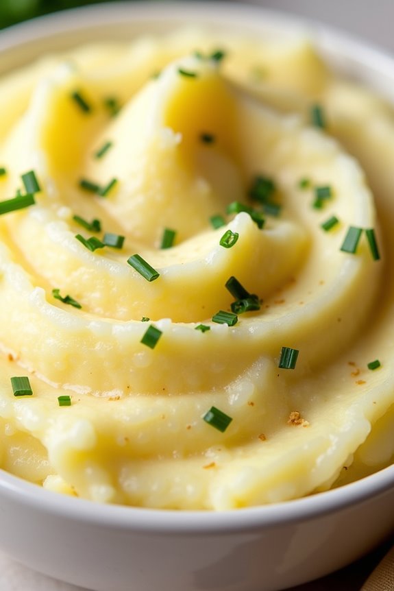 creamy garlic mashed potatoes