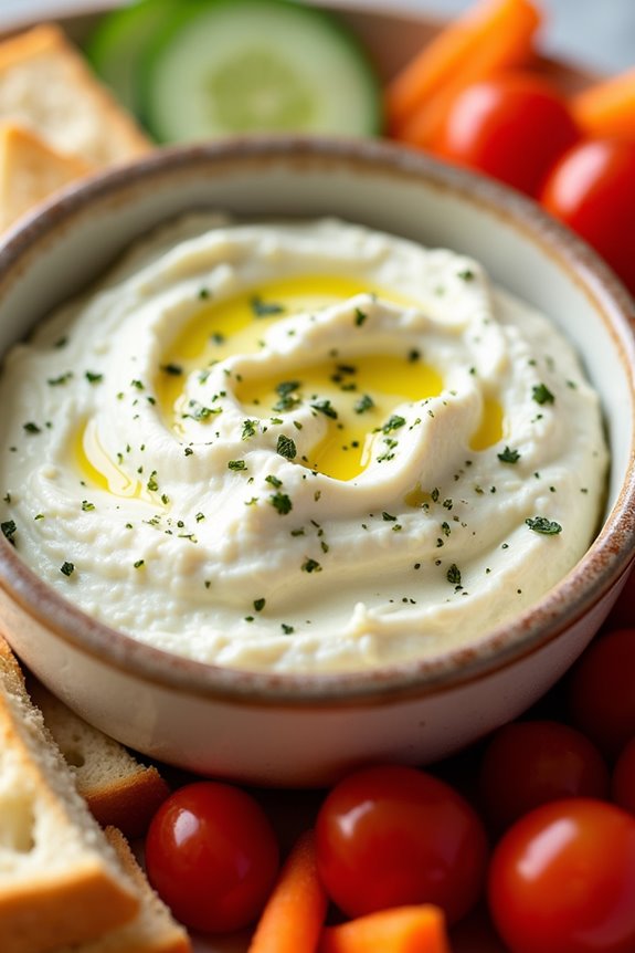 creamy mediterranean inspired feta dip