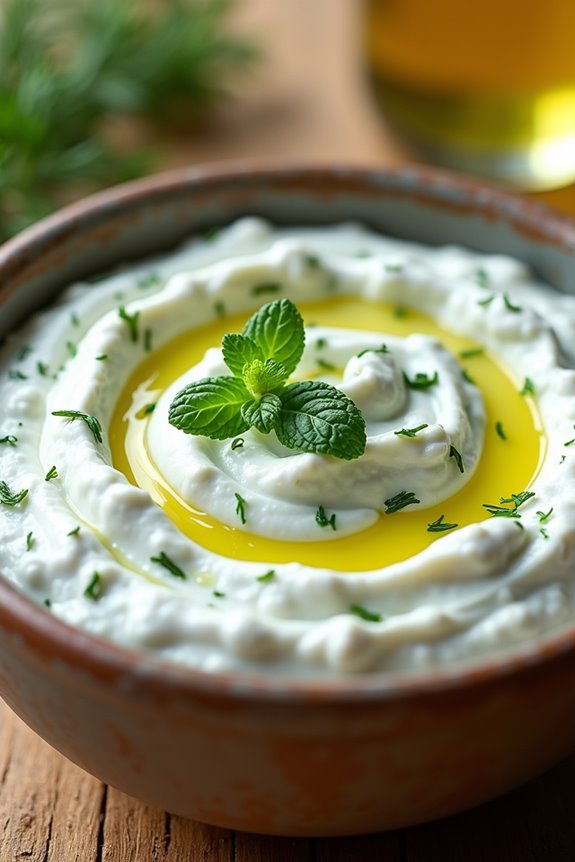 creamy mediterranean yogurt sauce