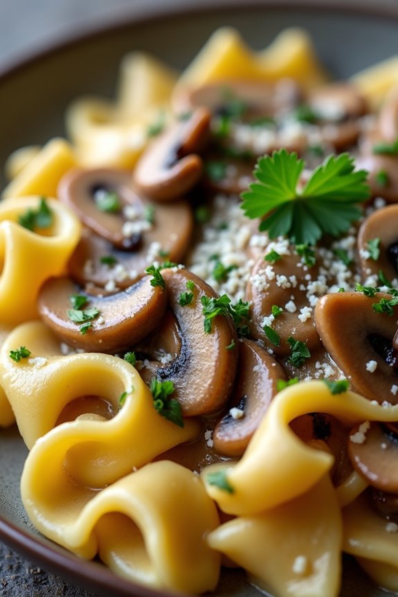 creamy mushroom comfort dish