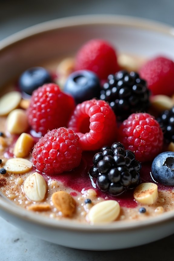 creamy nutritious oat porridge